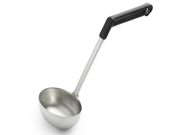 bitz Gense Ergonova Soup ladle 28 cl Steel/Black