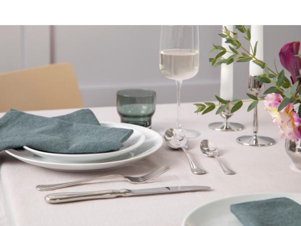 Bitz Gense Oxford Table Fork 20 Cm Polished Steel