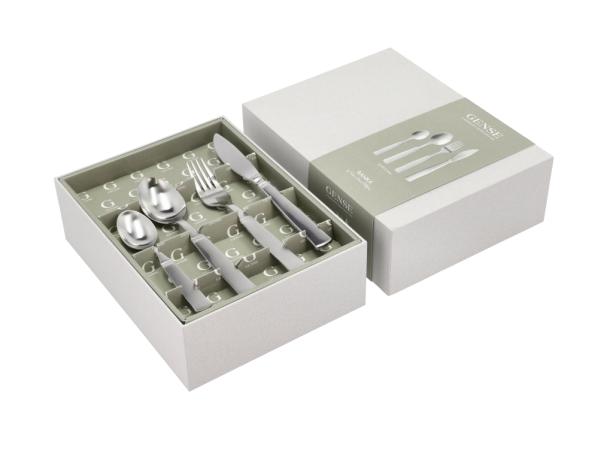 Bitz Gense Ranka Cutlery Set 16 Parts Matte Steel