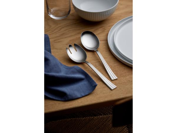 Bitz Gense Thebe Salad Cutlery 21 Cm Matte Steel