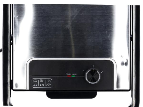 Bitz HOLM Panini Grill 2000 Watt Silver/Black