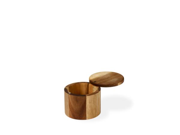 bitz HOLM Salt bowl Dia 8.9 x 7 cm Acacia wood