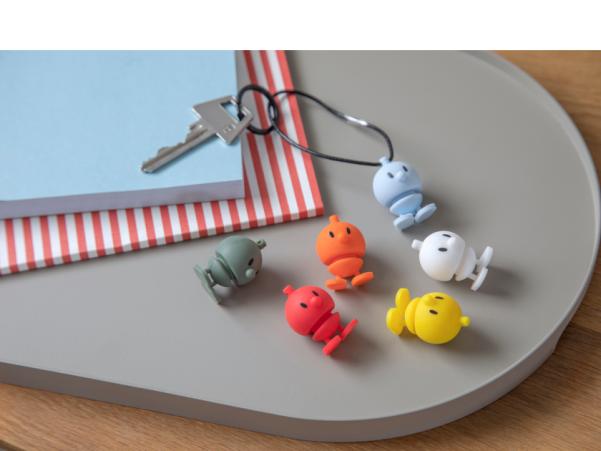 Bitz Hoptimist Bumble Keychain White