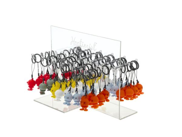 Bitz Hoptimist Keychain Silicone Display 72 Pcs