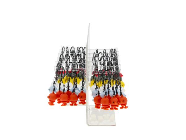 Bitz Hoptimist Keychain Silicone Display 72 Pcs