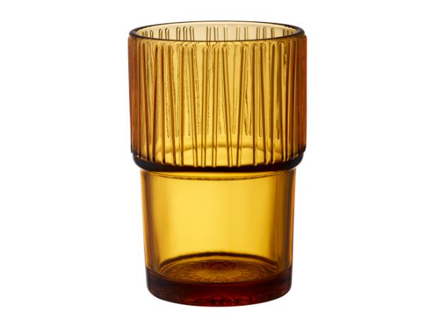 Bitz BITZ Kusintha Café Glass 12 5 Cm 38 Cl 4 Pcs Amber