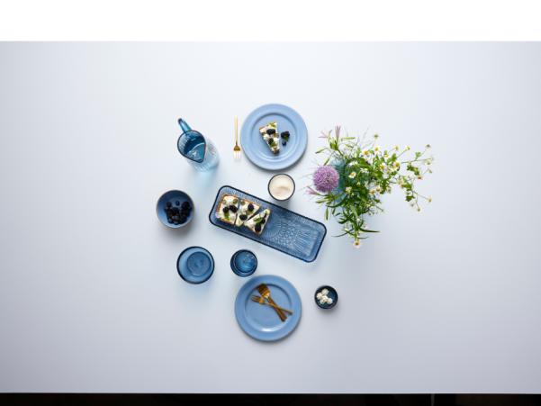 Bitz BITZ Kusintha Serving Dish Rectangular 38 X 14 X 3 Cm Blue