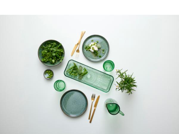 Bitz BITZ Kusintha Serving Dish Rectangular 38 X 14 X 3 Cm Green