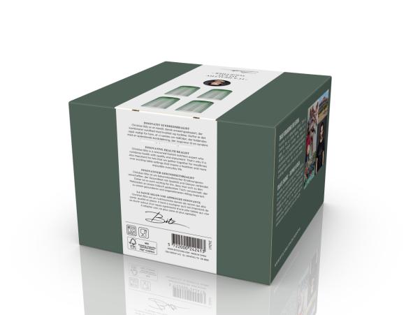 Bitz BITZ Kusintha Water Glass Dia 7 X 10 5 Cm 28 Cl 4 Pcs Green