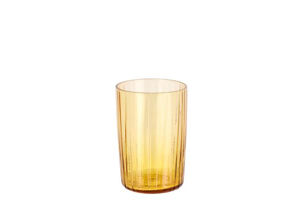 bitz BITZ Kusintha Water glass Dia 7 x 10 5 cm 28 cl 4 pcs Amber