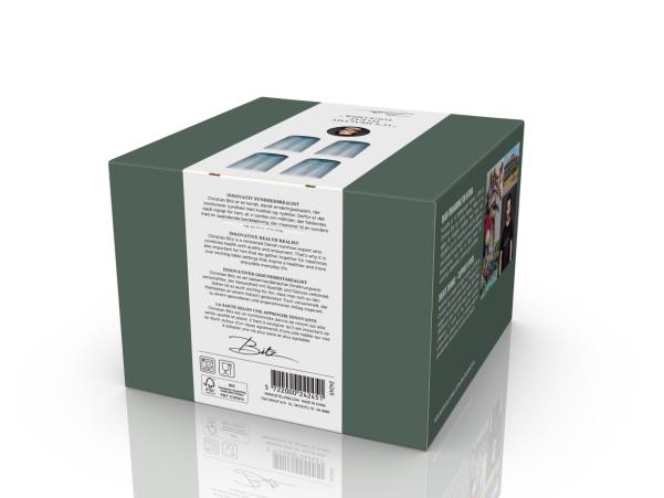 Bitz BITZ Kusintha Water Glass Dia 7 X 10 5 Cm 28 Cl 4 Pcs Blue