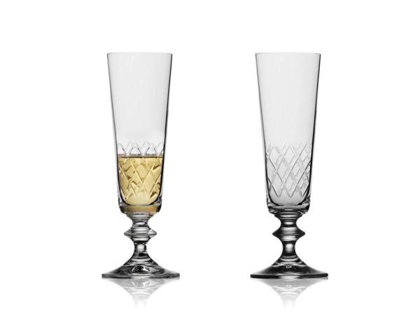 bitz Lyngby Glas Eaton Champagne glass 16 cl 2 pcs