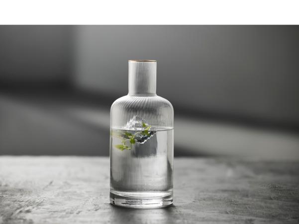 Bitz Lyngby Glas Palermo Gold Carafe 1.5 Liter