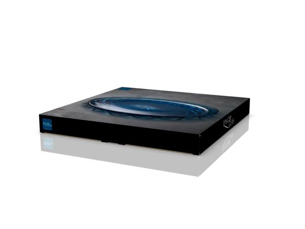 Bitz Lyngby Glas Sorrento Dish Dia 30 Cm Blue