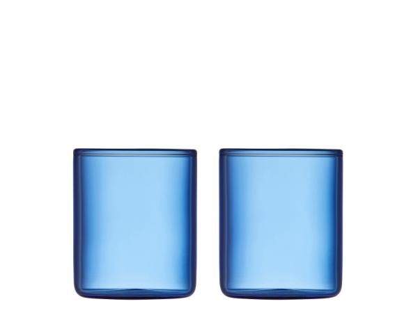 bitz Lyngby Glas Torino Shot glass 6 cl 2 pcs Blue