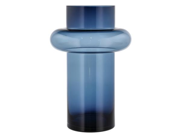 bitz Lyngby Glas Tube Vase 40 cm Dark Blue