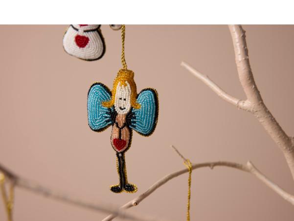 Bitz Medusa-Copenhagen Angel Ornament 6 X 12 Cm
