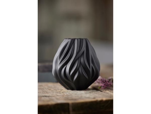 Bitz Morsø Flame Vase 15 Cm Black