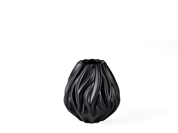 bitz Morsø Flame Vase 15 cm Black