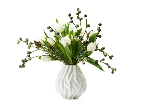 Bitz Morsø Flame Vase 15 Cm White