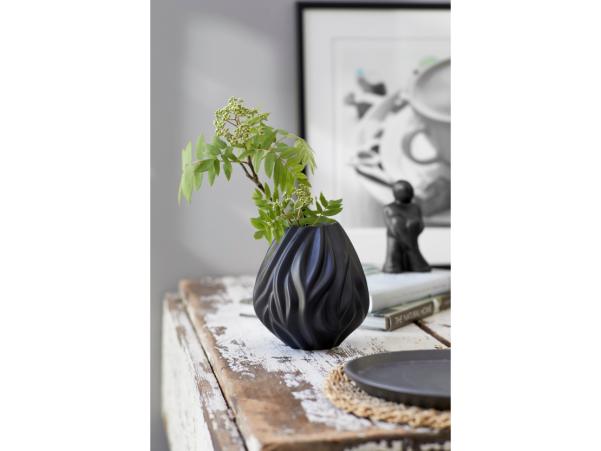 Bitz Morsø Flame Vase 19 Cm Black