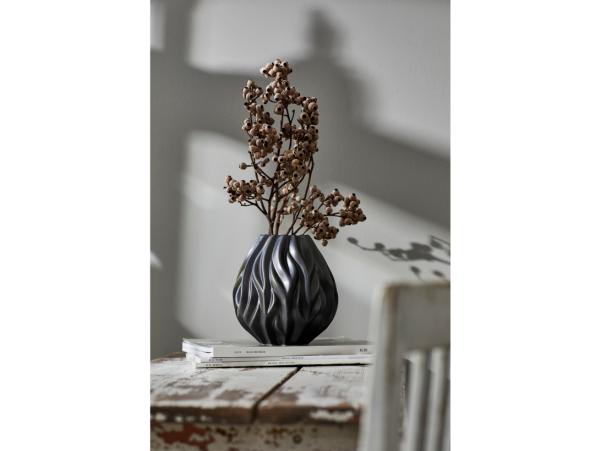 Bitz Morsø Flame Vase 19 Cm Black