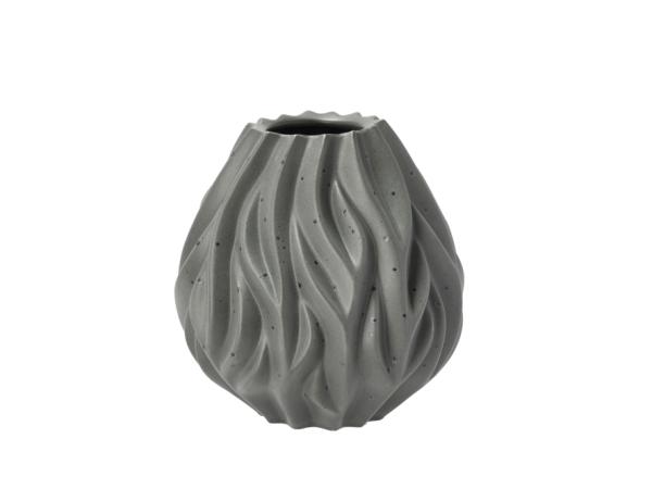 bitz Morsø Flame Vase 19 cm Grey