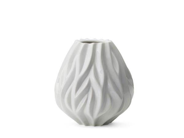 bitz Morsø Flame Vase 19 cm White