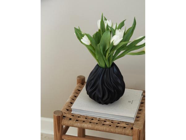 Bitz Morsø Flame Vase 23 Cm Black