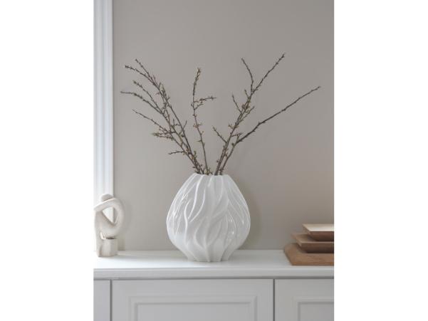 Bitz Morsø Flame Vase 23 Cm White