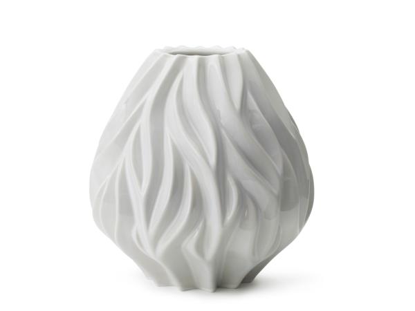 bitz Morsø Flame Vase 23 cm White