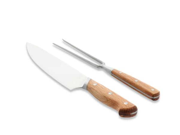 Bitz Morsø Foresta Carving Set Oak/Stainless Steel