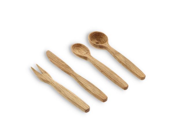 Bitz Morsø Foresta Tapas Set 4 Parts Oak