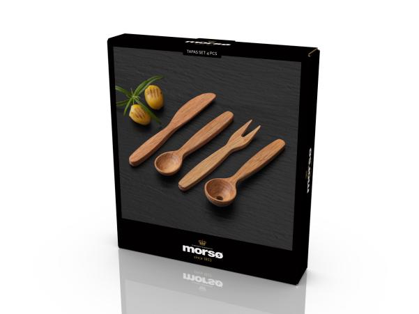 Bitz Morsø Foresta Tapas Set 4 Parts Oak