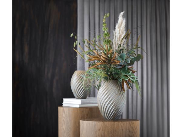 Bitz Morsø River Vase 21 Cm Greyish Blue