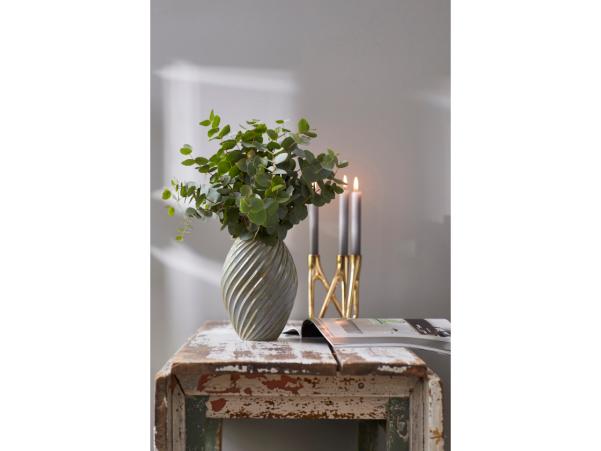 Bitz Morsø River Vase 21 Cm Greyish Blue