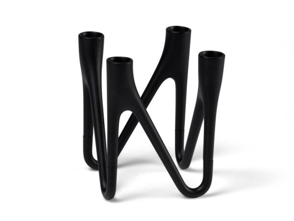 bitz Morsø Roots Candlestick 4 candles Black