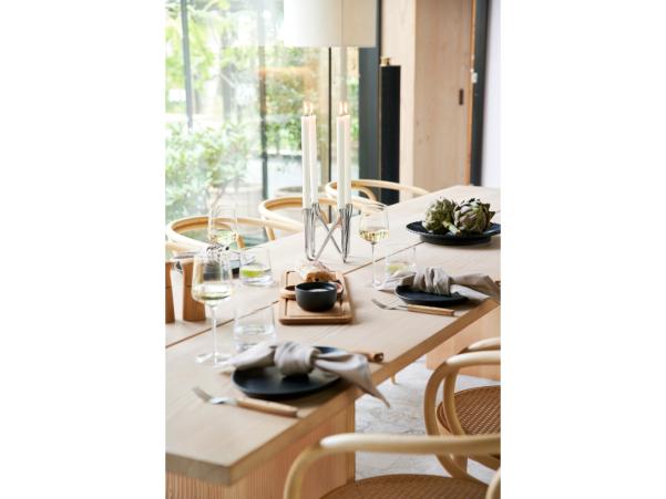 Bitz Morsø Roots Candlestick 4 Candles Chrome