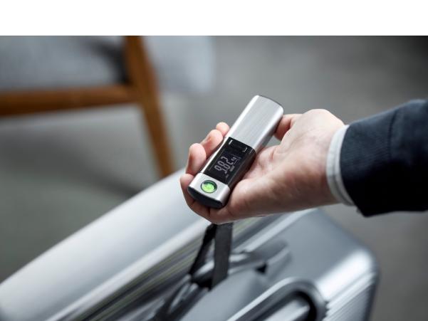 Bitz Nordic Sense Luggage Scale Silver/Black