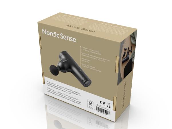 Bitz Nordic Sense Mini Massage Gun Black