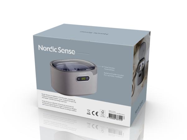 Bitz Nordic Sense Ultrasonic Cleaner 600 Ml Grey