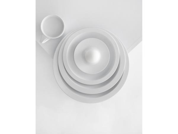 Bitz Rosti Hamlet Dessert Plate Dia. 18 Cm White