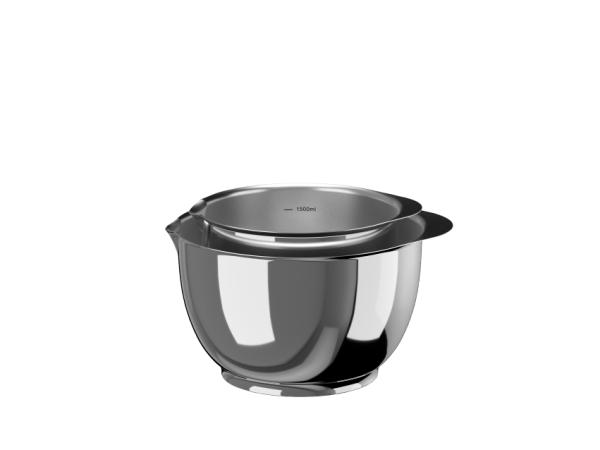 bitz Rosti Margrethe Bowl set 2 pcs Steel