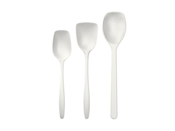 bitz Rosti NEW Classic Pot spoon set 3 parts White