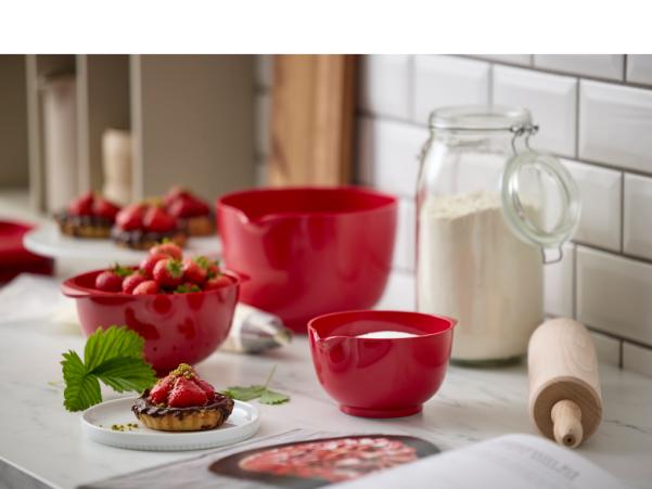 Bitz Rosti NEW Margrethe Mixing Bowl 0 5 Liter Red
