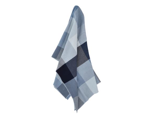 Bitz Södahl Artisan Throw 130 X 170 Cm Navy Blue