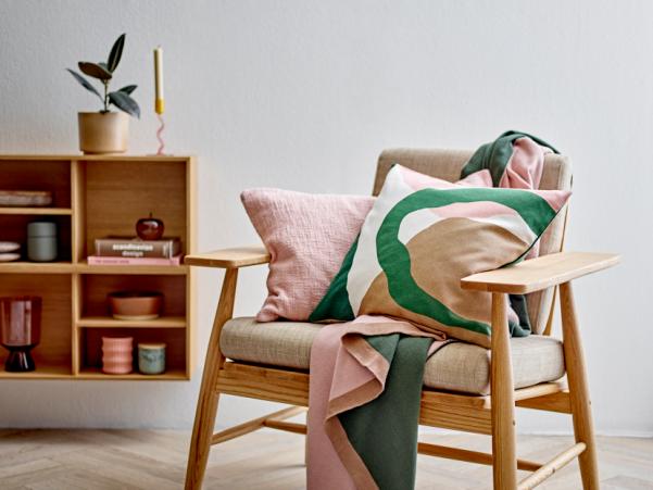 Bitz Södahl Bouclé Cushion 40 X 60 Cm Rose