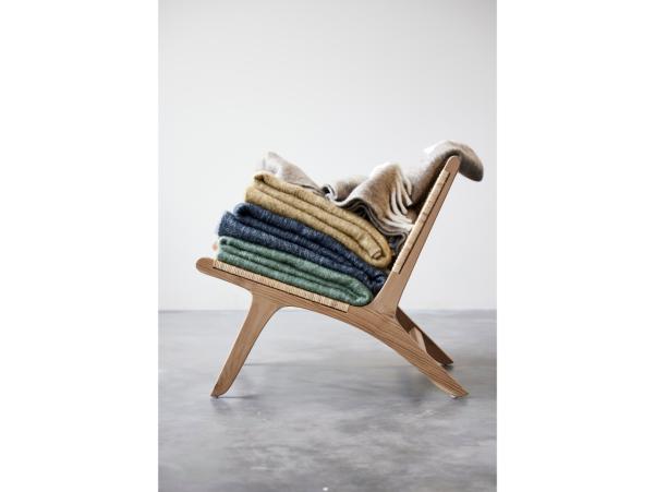 Bitz Södahl Brushed Throw 150 X 200 Cm Ash
