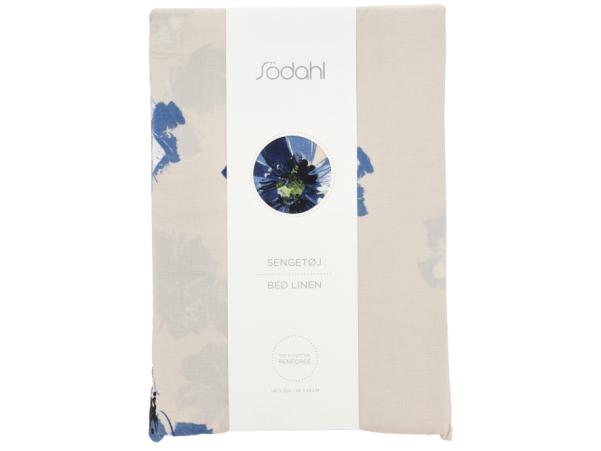 Bitz Södahl Flora Bed Linen 140 X 220 Cm Blue