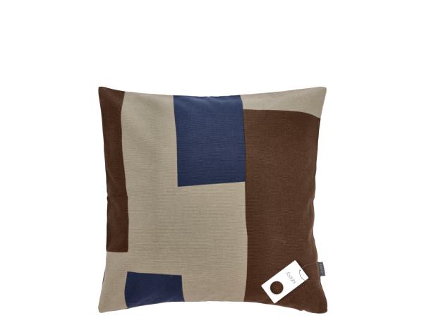 Bitz Södahl Fragment Cushion 45 X 45 Cm Navy Blue